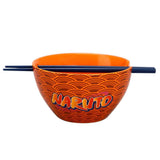 Naruto Anime Heroes Ceramic Ramen Bowl With Chopsticks - Shadow Anime