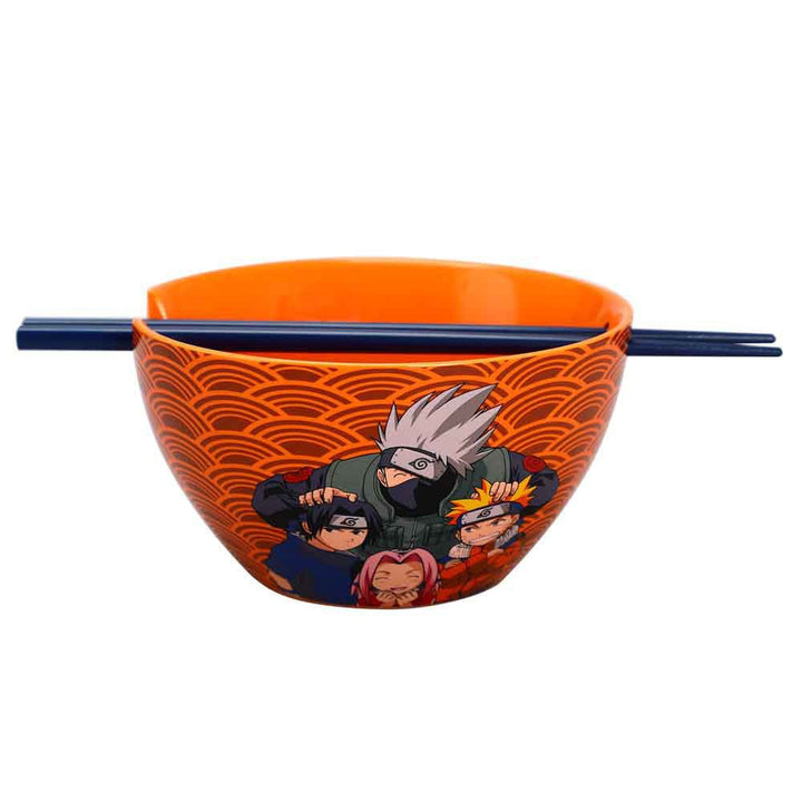 Naruto Anime Heroes Ceramic Ramen Bowl With Chopsticks - Shadow Anime