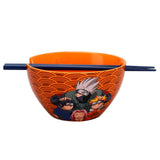 Naruto Anime Heroes Ceramic Ramen Bowl With Chopsticks - Shadow Anime