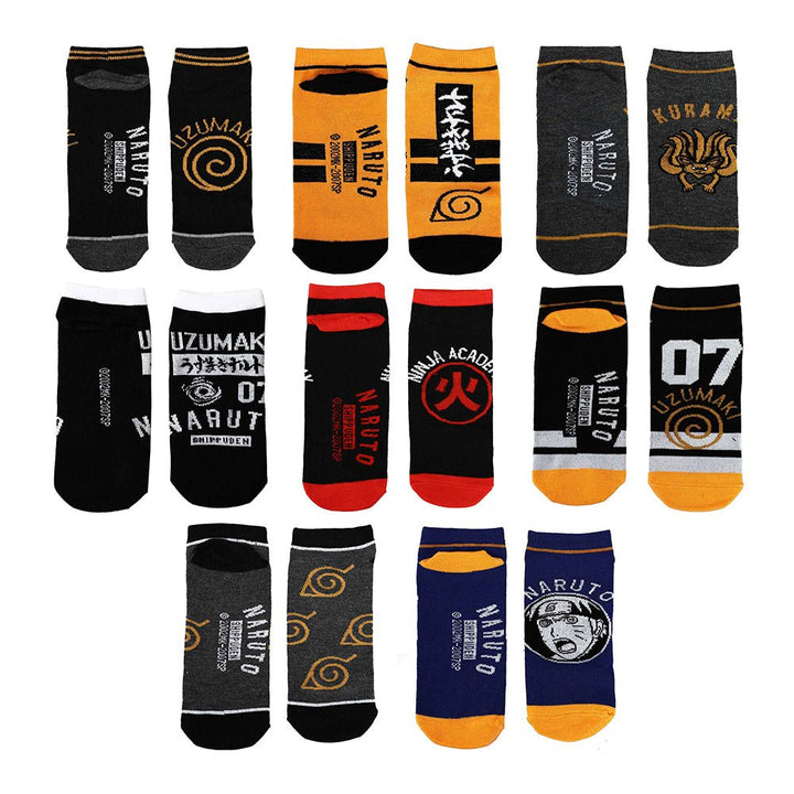 Naruto Shippuden 12 Days of Socks Advent Box Set - Shadow Anime