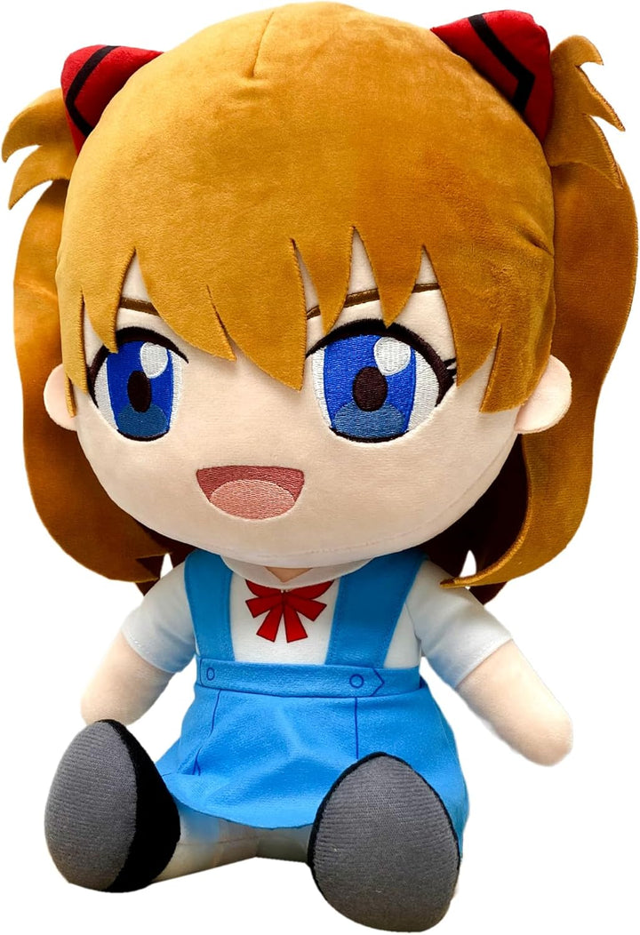 Neon Genesis Evangelion Asuka School Uniform 13" Sitting Plush Doll - Shadow Anime