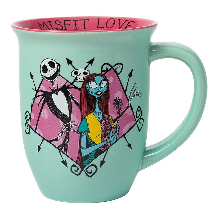 Nightmare Before Christmas Jack & Sally Misfit Love Mug 16 oz - Shadow Anime
