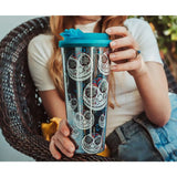 Nightmare Before Christmas Jack Sugar Skull Plastic Travel Tumbler - Shadow Anime
