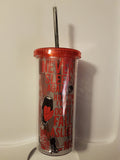 Nightmare On Elm Street Freddy Kruger Sayings Travel Tumbler 20 oz - Shadow Anime