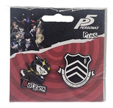 Persona 5 Morgana & Shujin Academy Lapel Pins Set of 2 - Shadow Anime