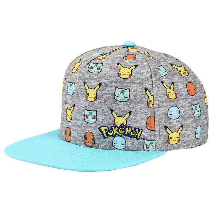 Pokemon All-Over Printed Microfiber Hat Kids OSFA - Shadow Anime