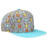 Pokemon All-Over Printed Microfiber Hat Kids OSFA - Shadow Anime