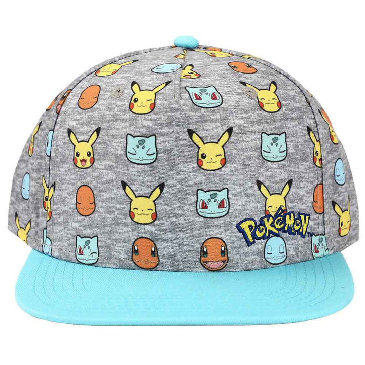 Pokemon All-Over Printed Microfiber Hat Kids OSFA - Shadow Anime