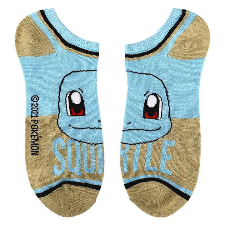 Pokemon Character Names Ankle Socks 6 Pair Set - Shadow Anime