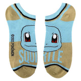 Pokemon Character Names Ankle Socks 6 Pair Set - Shadow Anime