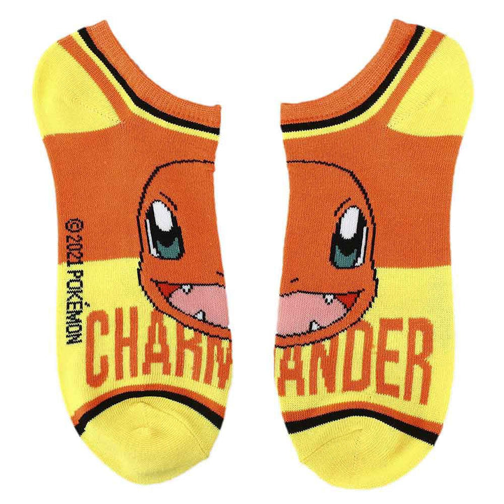 Pokemon Character Names Ankle Socks 6 Pair Set - Shadow Anime