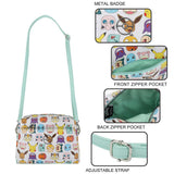 Pokemon Faces All Over Crossbody Satchel Bag - Shadow Anime