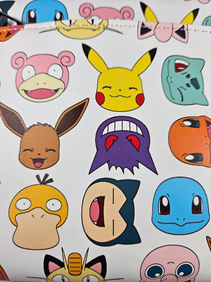 Pokemon Faces All Over Crossbody Satchel Bag - Shadow Anime
