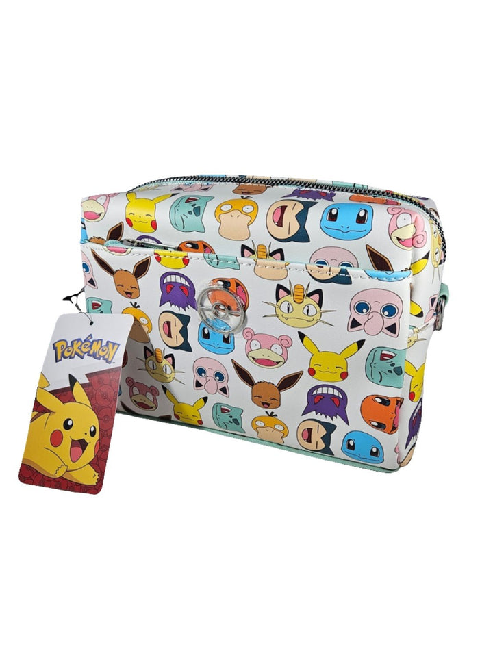 Pokemon Faces All Over Crossbody Satchel Bag - Shadow Anime