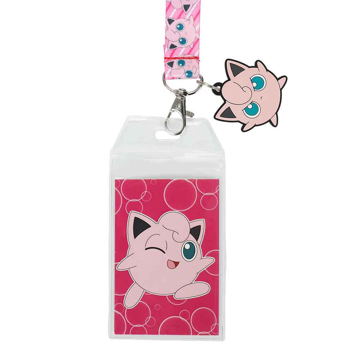 Pokemon Jigglypuff Lanyard With Charm - Shadow Anime