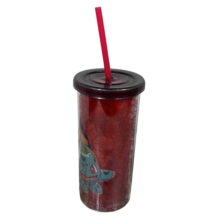 Pokemon Starters & Pokeballs Travel Tumbler 20 oz - Shadow Anime