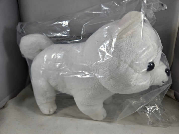 Japanese White Shiba Inu 8" Kawaii Dog Plush Doll