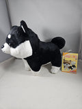 Japanese Black Shiba Inu 8" Kawaii Dog Plush Doll