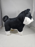 Japanese Black Shiba Inu 8" Kawaii Dog Plush Doll