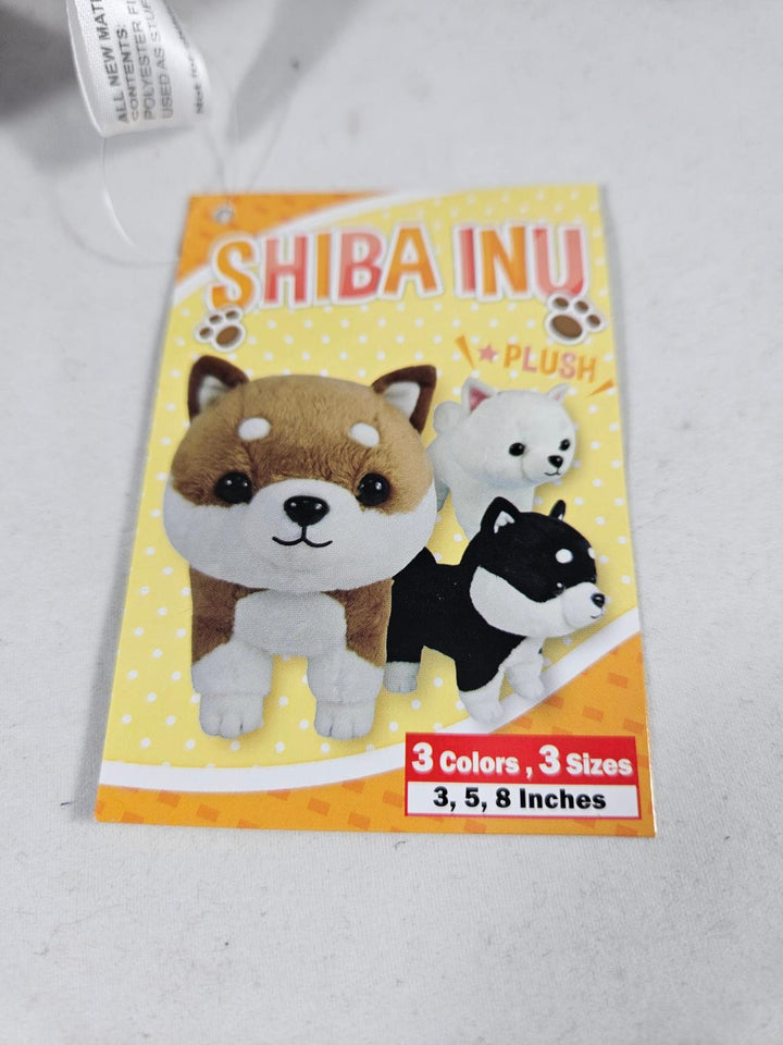 Japanese Black Shiba Inu 8" Kawaii Dog Plush Doll