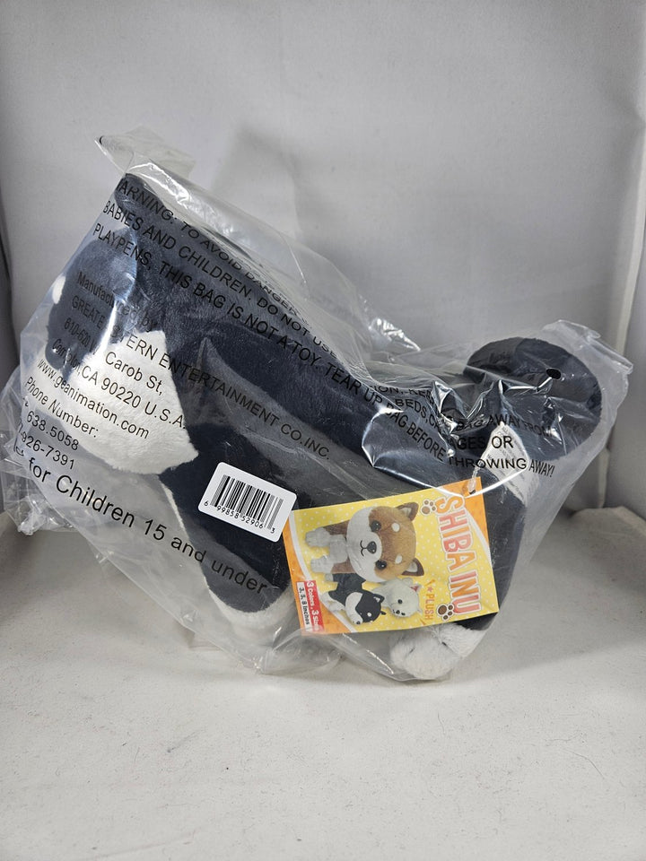 Japanese Black Shiba Inu 8" Kawaii Dog Plush Doll