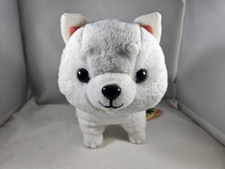 Japanese White Shiba Inu 8" Kawaii Dog Plush Doll