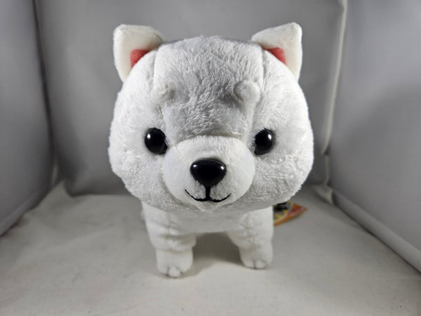 Japanilainen valkoinen Shiba Inu 8" Kawaii Dog Pehmo -nukke