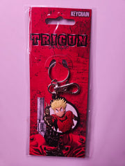 Trigun Vash the Stampede Thumbs Up Keychain - Love & Peace Anime Accessory