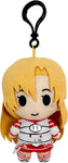 Sword Art Online Asuna Poupée en peluche 12,7 cm avec clip pour sac à dos