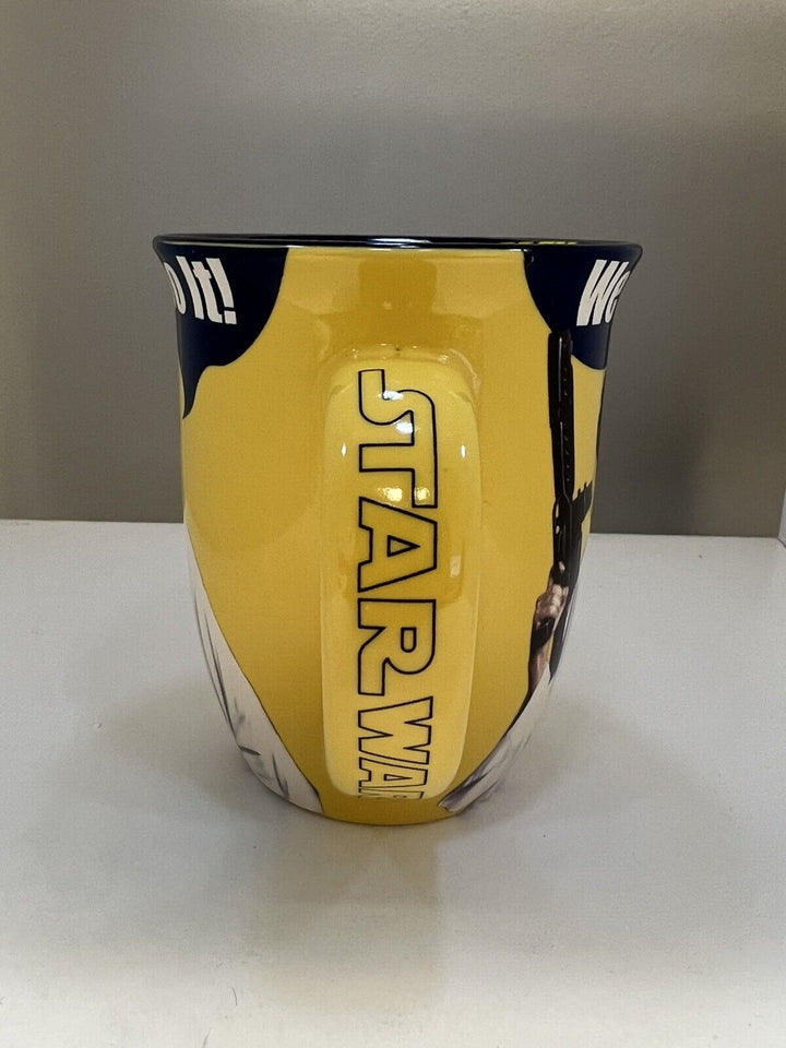 Star Wars Leia We Can Do It Yellow Ceramic Mug 16 oz