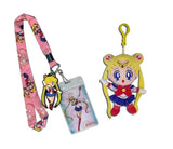 Sailor Moon Bundle All Over Lanyard & Moon 5" Plush - Shadow Anime