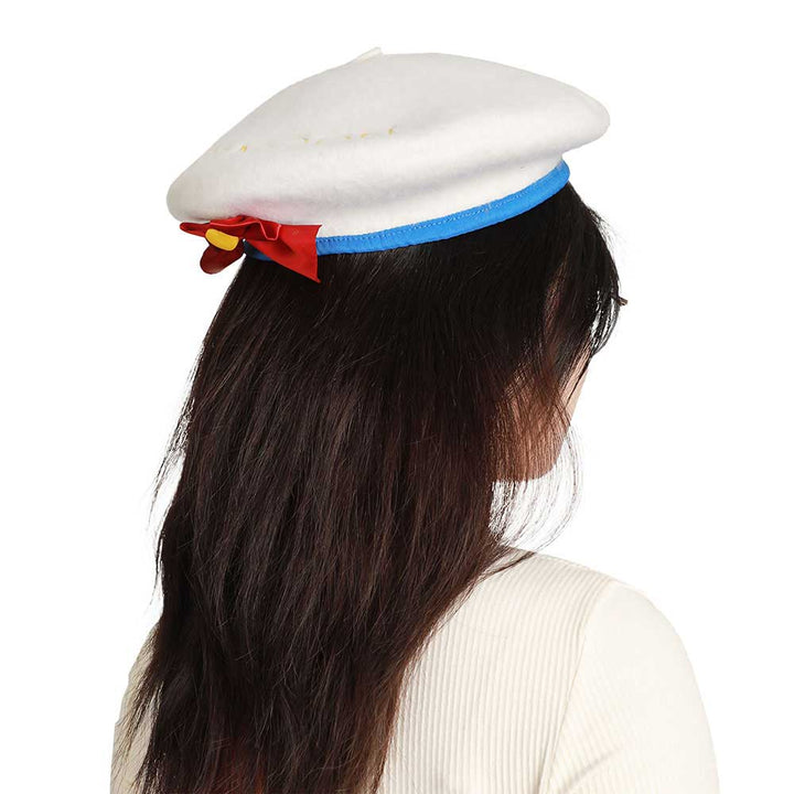 Sailor Moon Inspired Beret With Heart Bow & Cosmic Heart - Shadow Anime