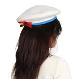 Sailor Moon Inspired Beret With Heart Bow & Cosmic Heart - Shadow Anime