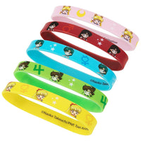 Sailor Moon PVC Wristband Set Of 5 - Shadow Anime