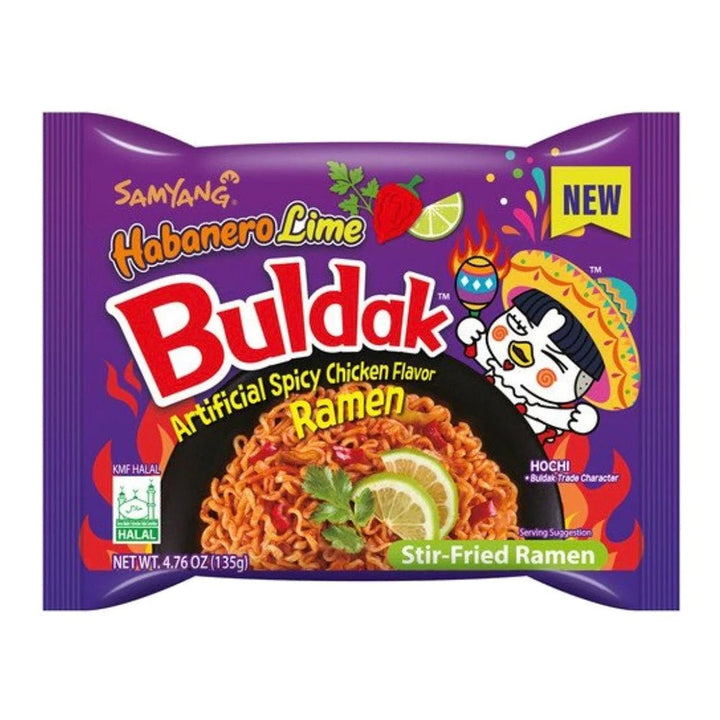 Samyang Habanero Lime Hot Chicken Flavor Korean Ramen Noodles - Shadow Anime