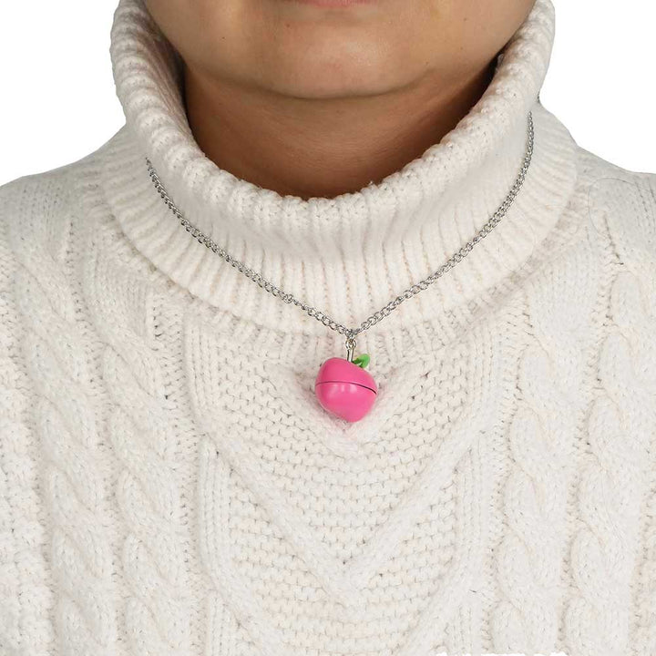 Sanrio Hello Kitty Apple Necklace With Character Charm - Shadow Anime