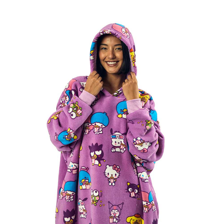 Sanrio Hello Kitty & Friends Oversized Hoodie Blanket - Shadow Anime