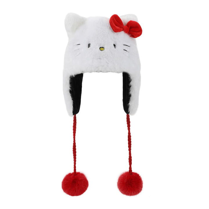 Sanrio Hello Kitty Plush Laplander Beanie Hat - Shadow Anime
