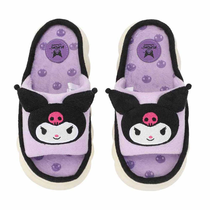 Sanrio Kuromi 3D Face Slippers - Shadow Anime
