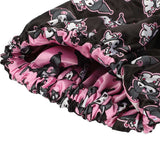 Sanrio Kuromi Character All-Over Print Reversible Sleep Bonnet - Shadow Anime