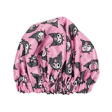 Sanrio Kuromi Character All-Over Print Reversible Sleep Bonnet - Shadow Anime