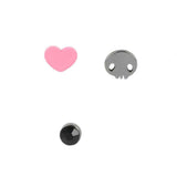 Sanrio Kuromi Character & Charms 5-Piece Earrings Set - Shadow Anime