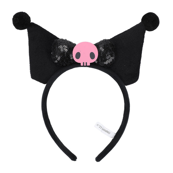 Sanrio Kuromi Cosplay Headband With Sequence Bow - Shadow Anime