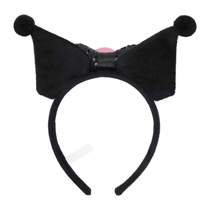 Sanrio Kuromi Cosplay Headband With Sequence Bow - Shadow Anime