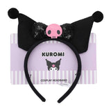 Sanrio Kuromi Cosplay Headband With Sequence Bow - Shadow Anime