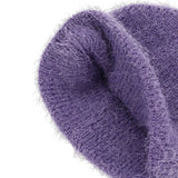 Sanrio Kuromi Fuzzy Purple Beanie Hat - Shadow Anime