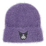 Sanrio Kuromi Fuzzy Purple Beanie Hat - Shadow Anime