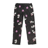 Sanrio Kuromi Plush Fleece Sleep Pants - Shadow Anime