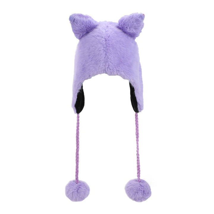 Sanrio Kuromi Plush Laplander Beanie Hat - Shadow Anime