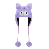 Sanrio Kuromi Plush Laplander Beanie Hat